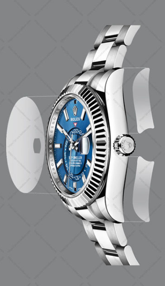 Watch Protection Film Kit for Datejust Jubilee Ref: 126331/ 126333/ 126334 (41mm)