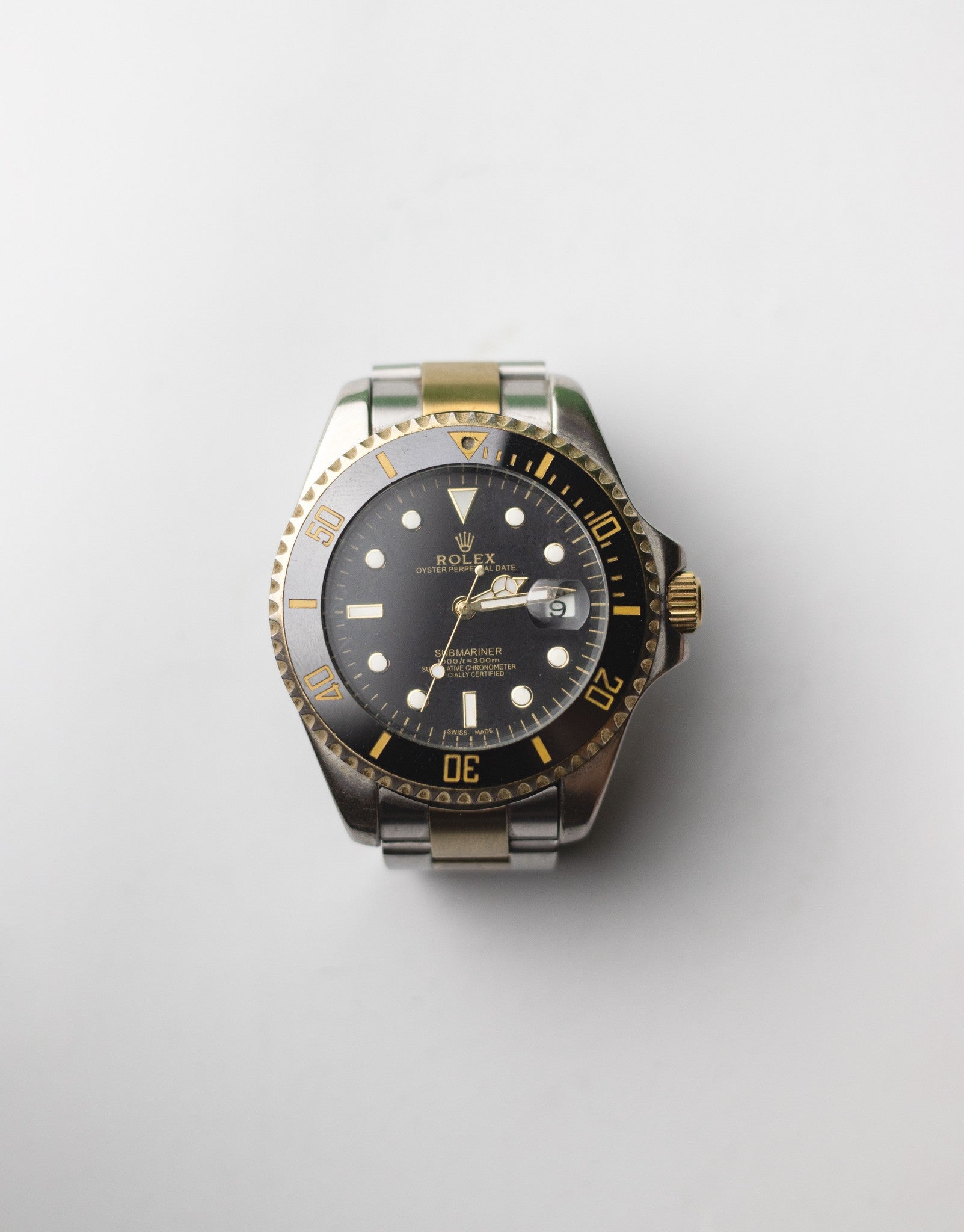 Watch Protection Film Kit for Rolex Submariner 40mm 116610 16610 - real watch reference photo