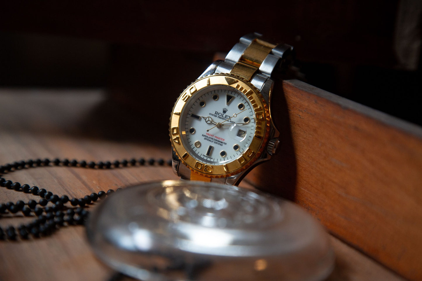 Watch Protection Film Kit for Rolex Day-Date 40 Yacht-Master 126655 - real watch reference photo